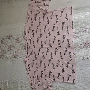 Disney Women's crop top size L ( 10/12 ) pink